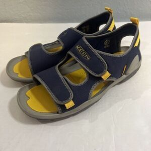 Keen Knotch Creek‎ Blue/Yellow Adjustable Sandals Unisex/Big Kids Size 6